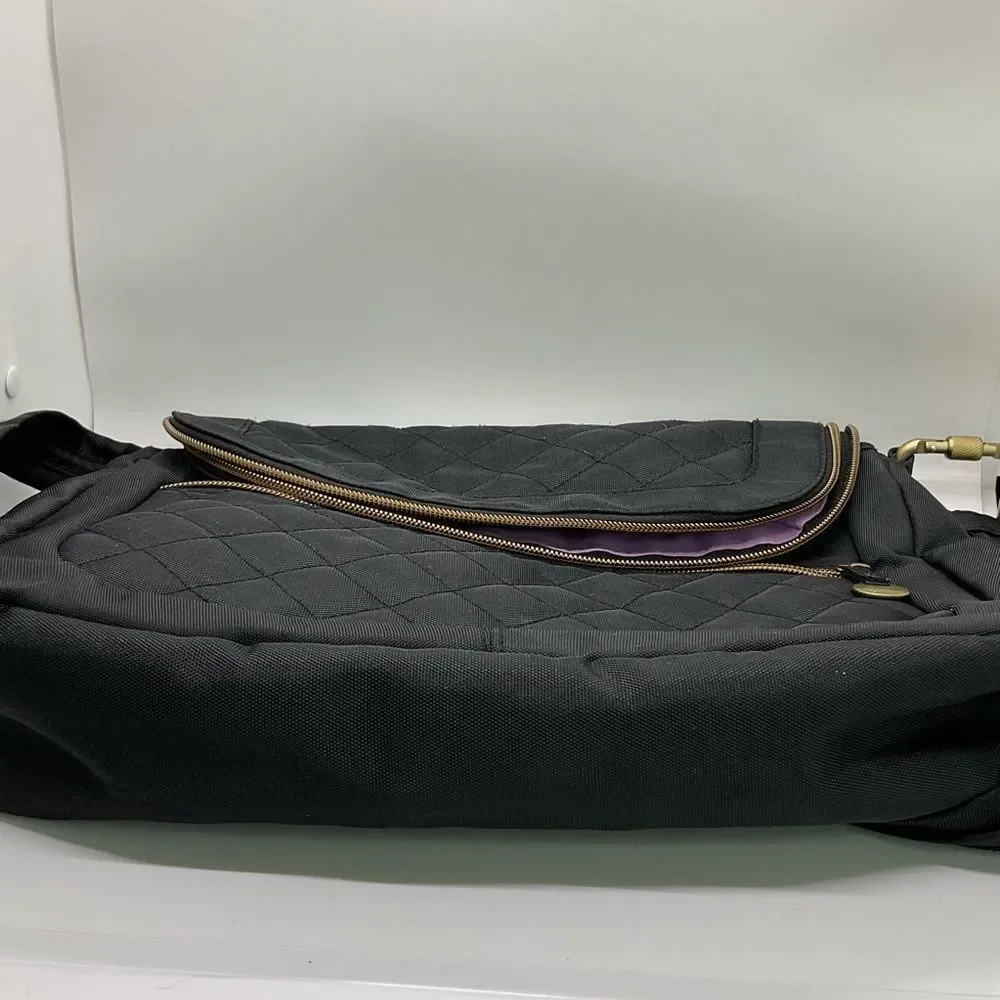 Travelon Quilted Black Crossbody Bag